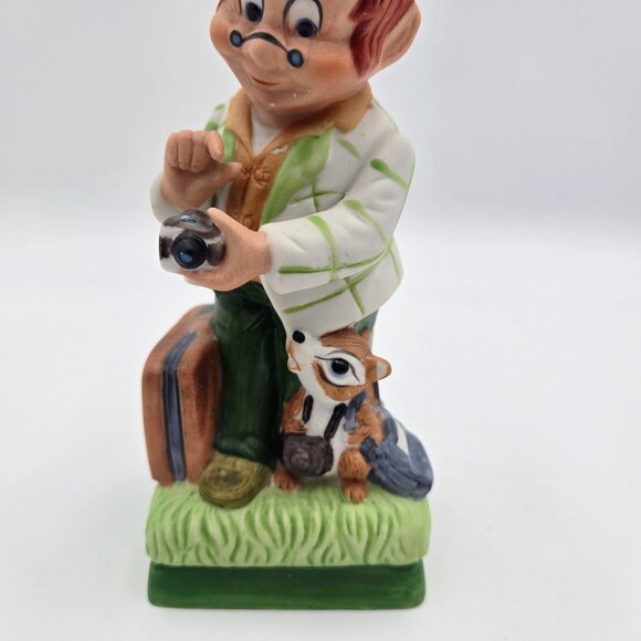 Mr. Lucky Leprechaun Hoffman Decanter Mr. Tourist 1980 Distilling Empty Read - Picture 4 of 13